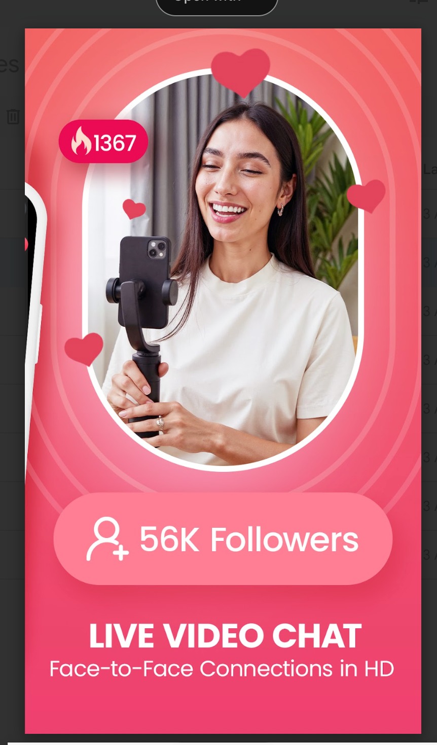 Secure video chat